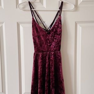 velvet dress